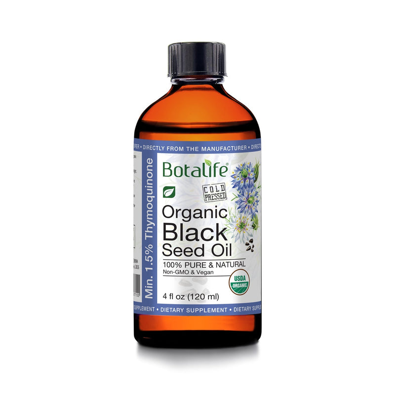 Organic Black Seed Oil 4oz - Botalife USA