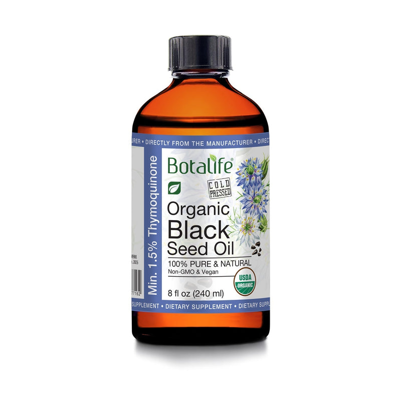 Organic Black Seed Oil 8oz - Botalife USA