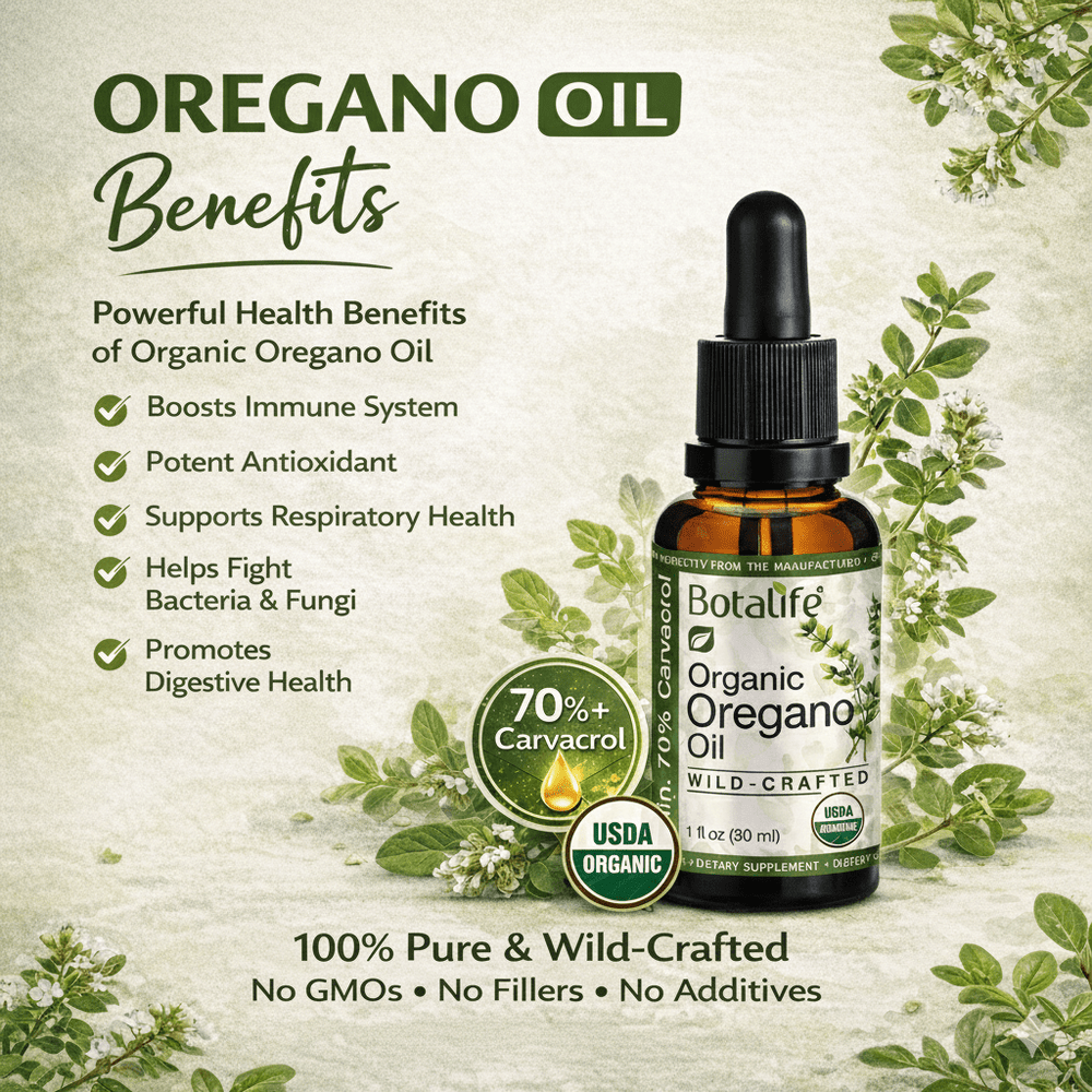 Organic Oregano Oil (Wild) 1oz – Botalife USA